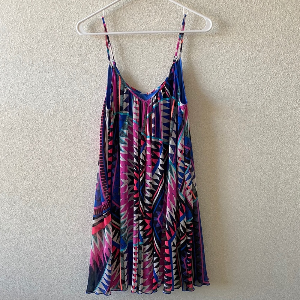 Bright Colored Mini Dress - Picture 3 of 5